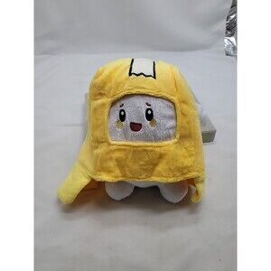 Lankybox Boxy Plush 7" Bonkers Toys Stuffed Animal Toy Yellow Orange White 2023